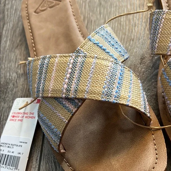 Roxy Multicolor Striped Sandals - Picture 3 of 3